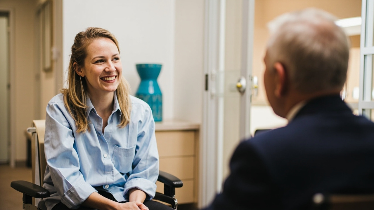 Illustration von Beratungsunterlagen und Anlaufstellen