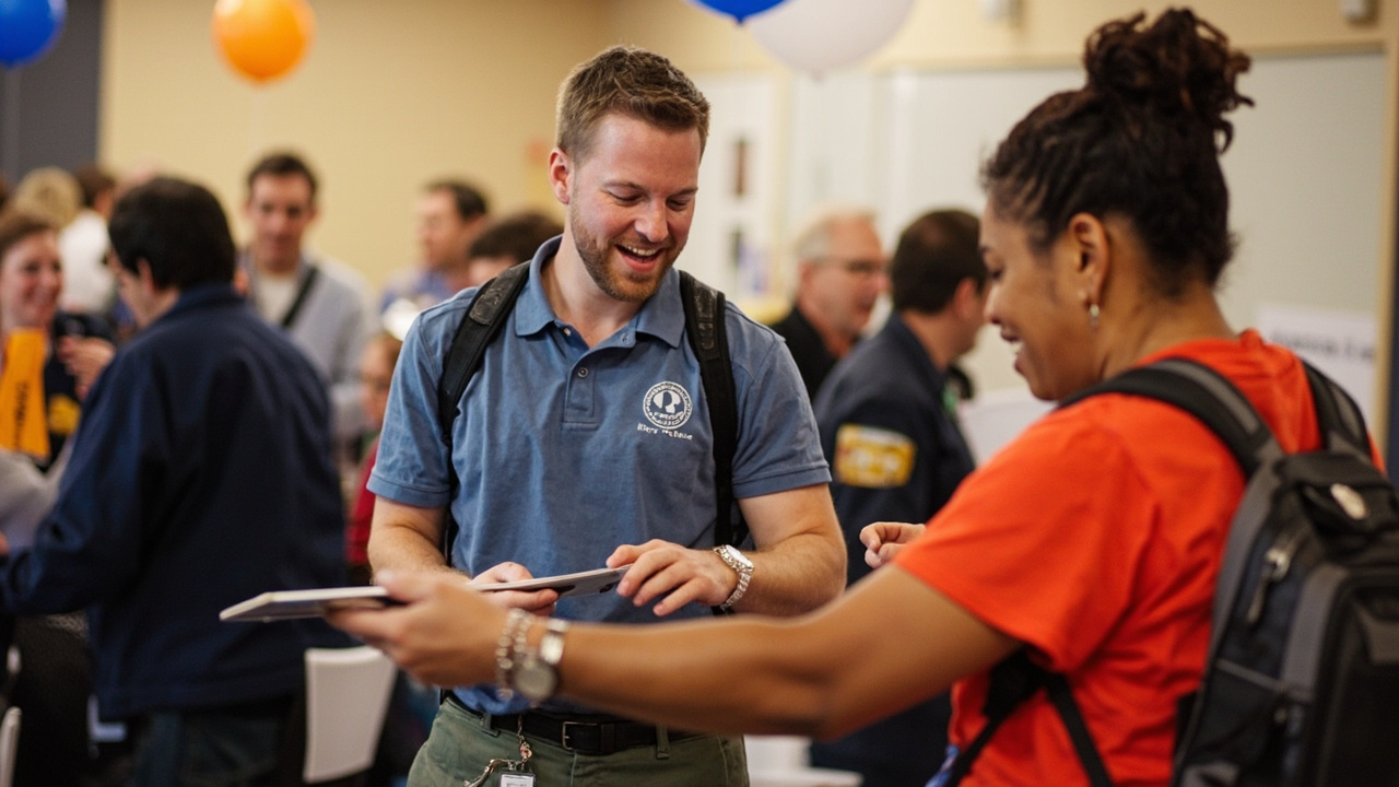 Illustration von Vereinen und regionaler Vernetzung
